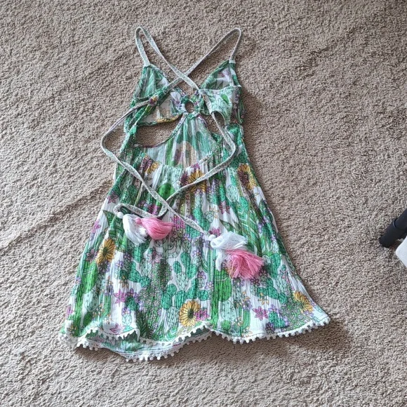 Trina Turk Cacti Cut Out Dress - Picture 5 of 6